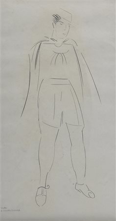 DISEGNO COSTUME DI MARCELLO DUDOVICH