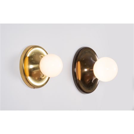 ACHILLE E PIER GIACOMO CASTIGLIONI, Due lampade ”Light Ball”