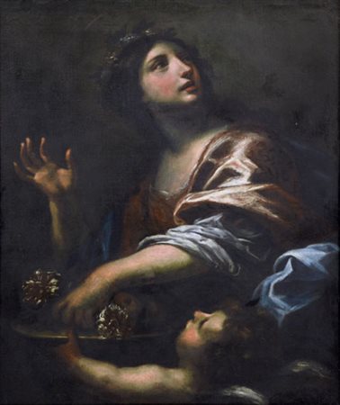 BOTTI FRANCESCO Firenze 1645 - 1711Santa Dorotea Olio su tela, cm 88,5x73.