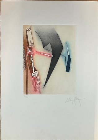 Wifredo Lam Due acqueforti e acquetinte a colori di diverso soggetto
fogli cm 62