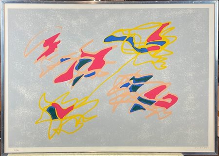 Giulio Turcato "Senza titolo" 
serigrafia a colori
cm 49x69
firmata e numerata 4