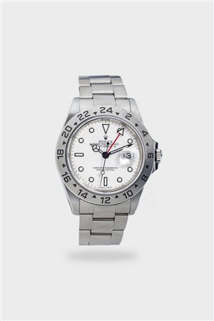 ROLEX<BR>Mod. "Explorer II", ref. 16570, anno 2002