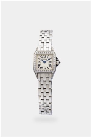 CARTIER<BR>Mod. “Santos Lady”, ref. 2854, anno 2007