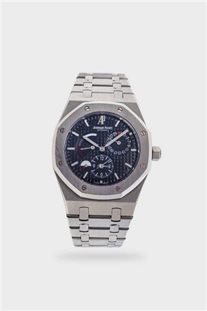 AUDEMARS PIGUET<BR>Mod. “Royal Oak Dual Time”, ref.26120ST