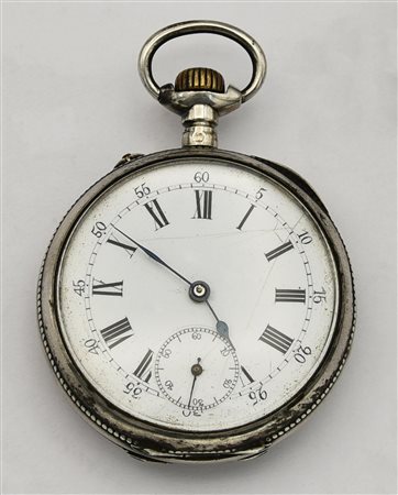 Orologio da tasca, 1850, Francia, argento 800/1000 CASSA: in argento con...