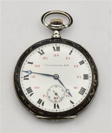 Orologio da tasca Chronometre Lip, 1930, argento CASSA: testato argento con...