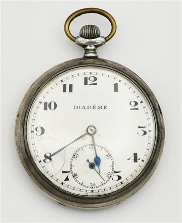 Orologio da tasca Diademe, Svizzera, primi 900, argento 800/1000, Ref. 2112...