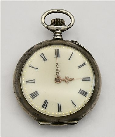 Piccolo orologio da tasca K&L, Svizzera, primi 900, argento 800/1000, Ref....