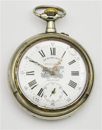 Orologio da tasca Beaucourt, primi 900, alpacca CASSA: in alpacca con doppio...