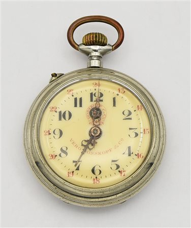 Orologio da tasca Grand Prix Paris 1904, primi 1900, acciaio CASSA: in...