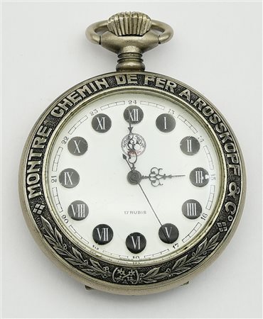 Orologio da tasca Mathey Prevot, 1929 - 1930, acciaio CASSA: in acciaio con...