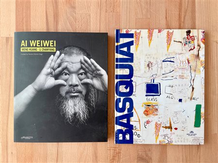 AI WEIWEI E JEAN-MICHEL BASQUIAT - Lotto unico di 2 cataloghi