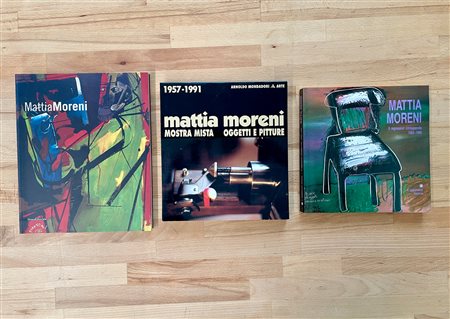 MATTIA MORENI - Lotto unico di 3 cataloghi