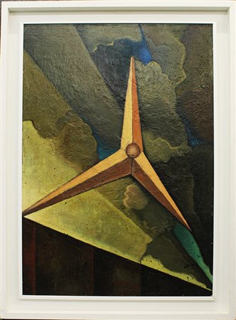 ANDREA RACCAGNI, "Bologna il metafisico", 1956