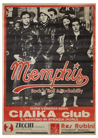 Poster Memphis Rock'n'Rolla & Rockabilly, 80s