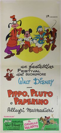 Locandina Walt Disney film ''Pippo, Pluto e Paperino''