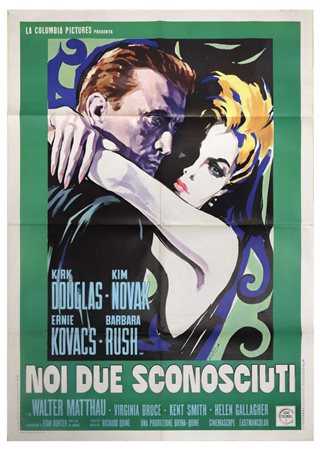 Manifesto cinema due fogli ''Noi due sconosciuti'', 1960