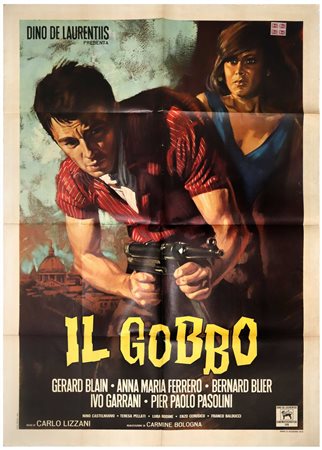 Manifesto cinema due fogli ''Il gobbo'', 1970