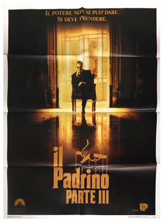 Manifesto cinema due fogli ''Il padrino parte III'', 1991