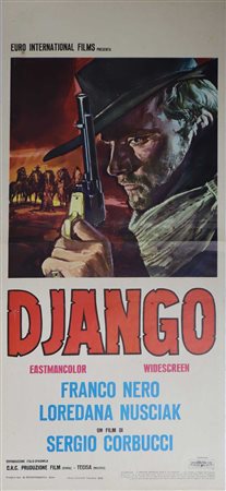 Locandina cinema ''Django'', 1966