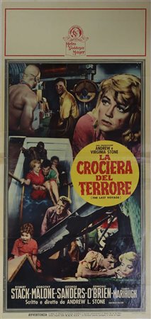 Locandina cinema ''La crociera del terrore''