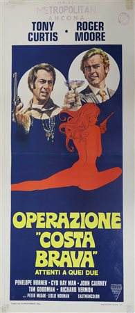 Locandina film ''Operazione Costa Brava Attenti a quei due'', 1975