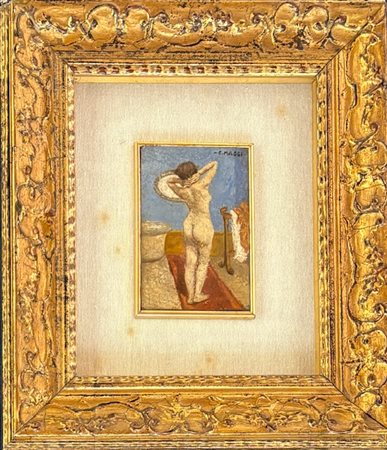 Cesare Maggi, Roma 1881 - 1961 Torino, Nudo femminile di schiena