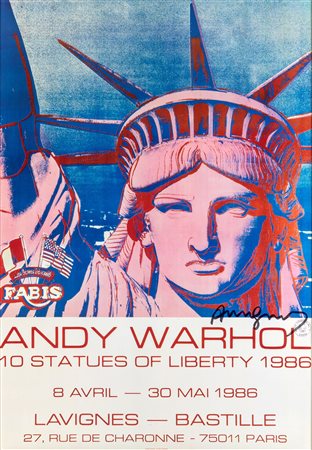 Andy Warhol (Pitsburg 1928-New York 1987) Andy Warhol - 10 Statues of Liberty...