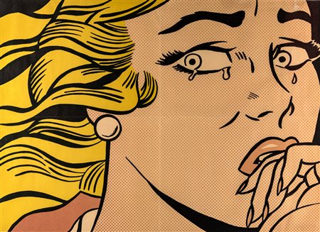 Roy Lichtenstein (New York 1923-New York 1997) Crying Girl 1963 Poster invito...