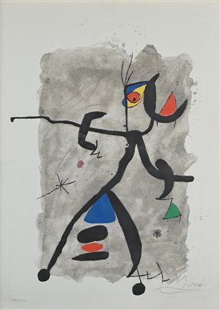 Joan Mirò (Barcellona 1893-Palma di Maiorca 1983) Senza titolo...