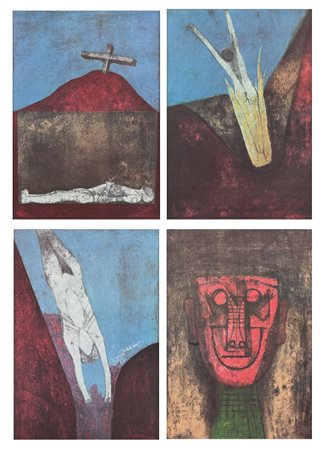 Rufino Tamayo (1899-1991) Los signos existen Litografia 1974 Cartella...