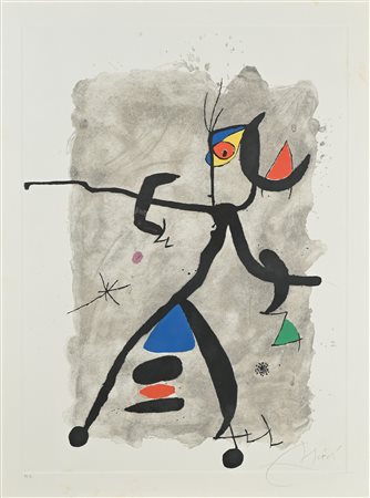 Joan Mirò (Barcellona 1893-Palma di Maiorca 1983) Senza Titolo...