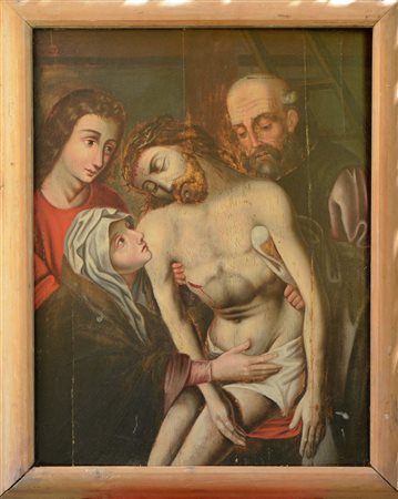 Seguace di Rogier van der Weyden. Deposizione dalla croce. 