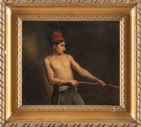 Pittore del XIX secolo. Figura maschile orientale. 