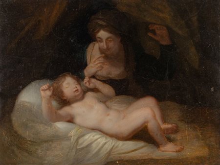 Maestro del XVIII secolo. Madre con bambino.