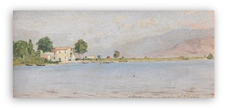 ANGIOLO TOMMASI (1858-1923) - Bocca d'Arno