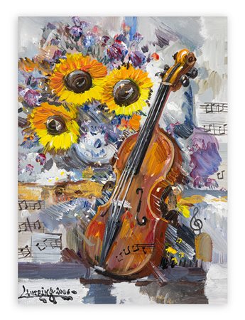 LUCIANO LUTRING (1937-2013) - Fiori e musica, 2006