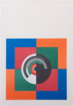 Miro Cusumano (Milano 1938-1987) Senza titolo Collage su carta 42x42 cm