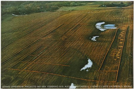 Dennis Oppenheim (Washington 1938-Manhattan 2011) Projects Stampa su carta...