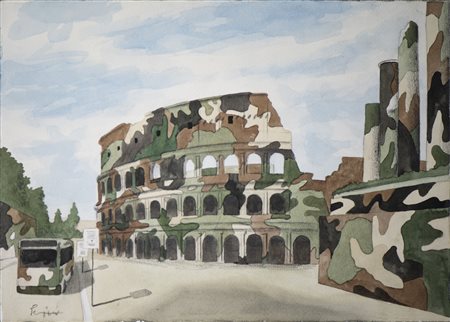 PERINI ROBERTO - "Colosseo mimetico".