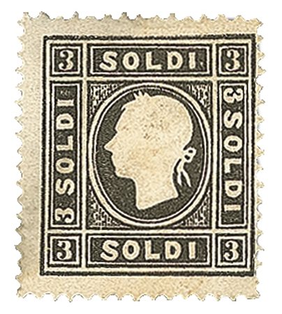 Antichi Stati Italiani - Lombardo Veneto - 1859 - 3 soldi (29) II tipo