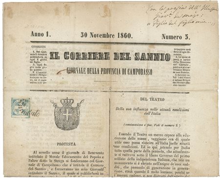 Antichi Stati Italiani - Napoli - Giornale 'Il corriere del Santo'