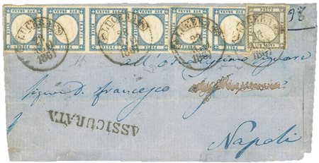 Antichi Stati Italiani - Napoli - Province Napoletane - 1861 - Striscia (20 + 19a)