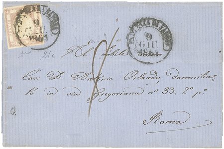 Antichi Stati Italiani - Napoli - Province Napoletane - Lettera (21c cat.2250)