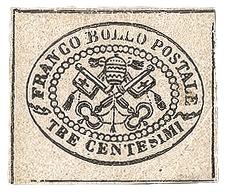 Antichi Stati Italiani - Stato pontificio - 1867 - 3 (14 cat.7500)