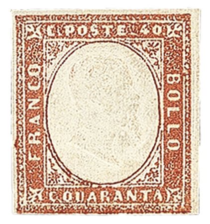 Antichi Stati Italiani - Sardegna - 1857 - 40 cent (16Ab)