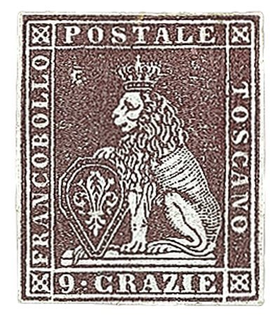 Antichi Stati Italiani - Toscana - 1851 - 9 crazie (9a cat.45000)