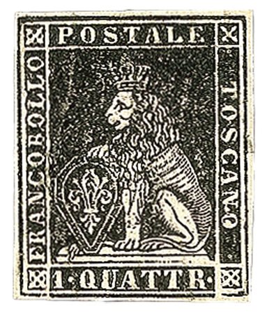 Antichi Stati Italiani - Toscana - 1857 - 1 quattrino nero (10 cat.3500)