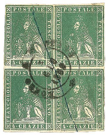 Antichi Stati Italiani - Toscana - 1857 - Quartina del 4 crazie(14)