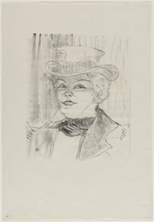 Henri de Toulouse-Lautrec (Albi 1864 - Château Malromé 1901), “Madame Réjane”, 1898.